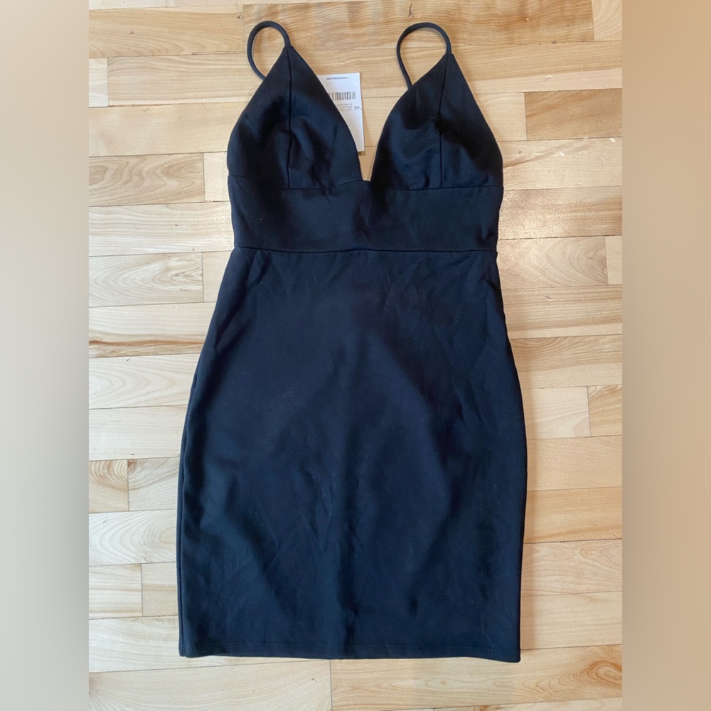 Mini black dress
